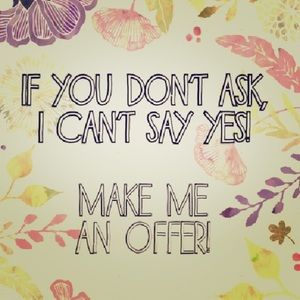 I'm open to any reasonable offer!!!